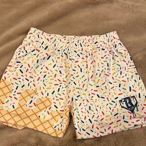 Baseball Lifestyle Marshmallow Ice Cream Shorts Sz Adult S